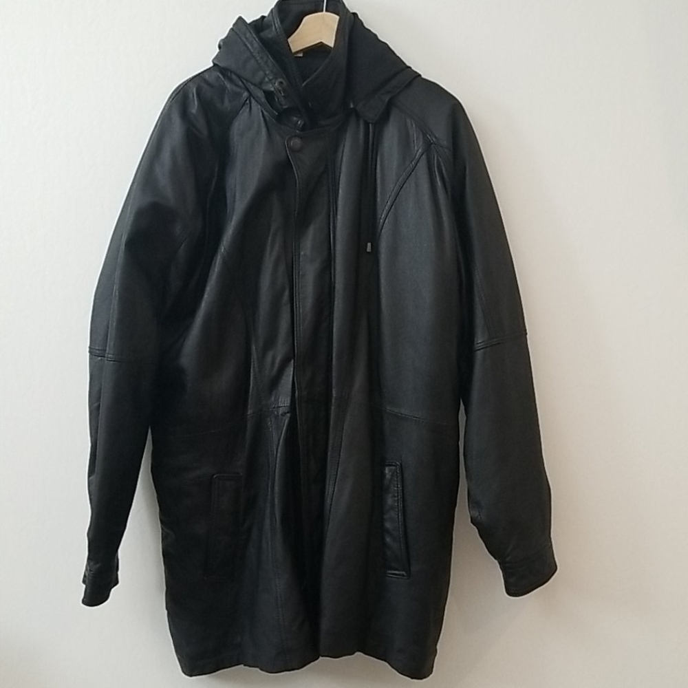 Black trench coat